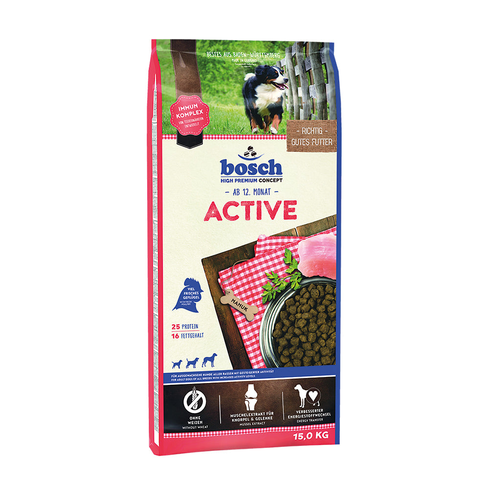 bosch Active – Trockenfutter für aktive Hunde