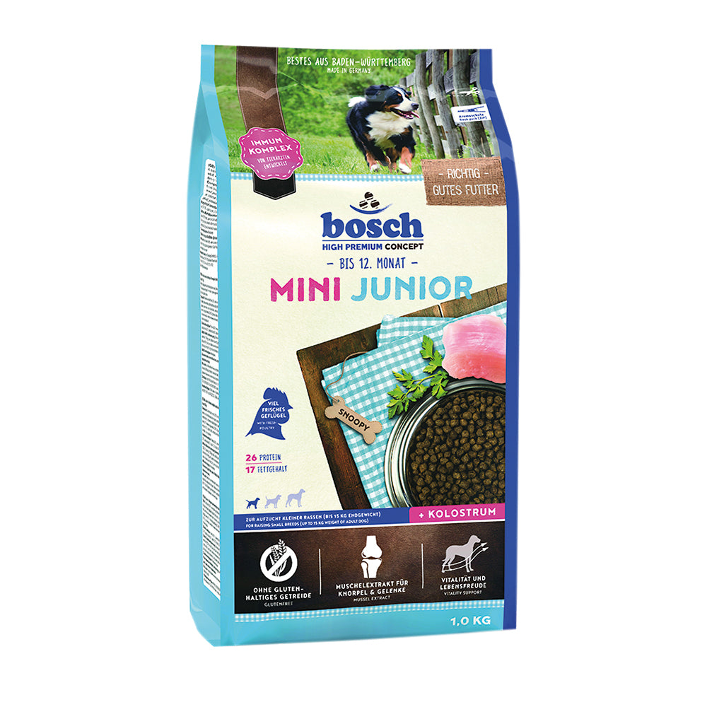bosch Mini Junior – Welpenfutter für kleine Hunde
