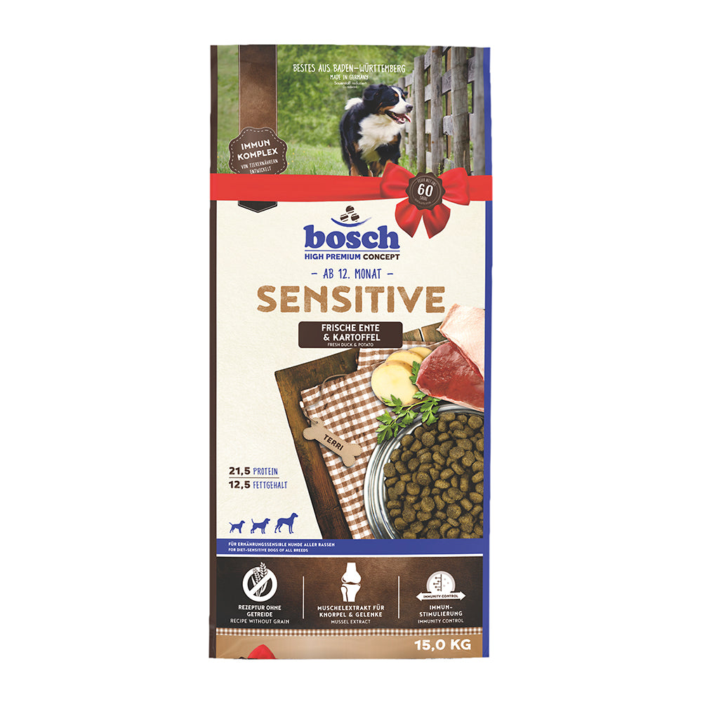 Bosch Sensitive Ente & Kartoffel 15kg