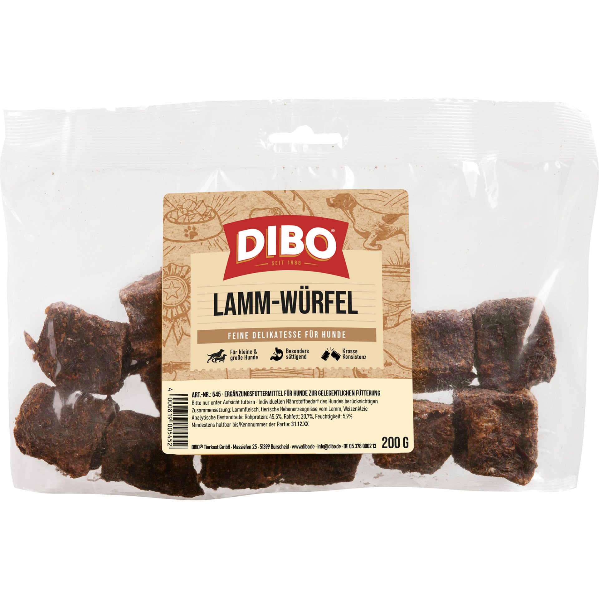 Dibo Lammwürfel 200g