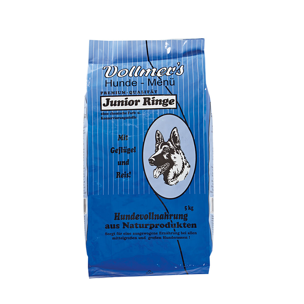 Vollmers Junior Ringe – Welpenfutter für große Rassen