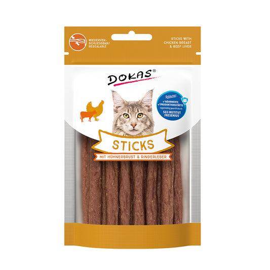 Dokas Sticks mit Hühnerbrust & Rinderleber 30g