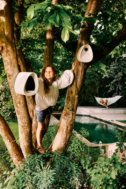 Elho Vogelhaus essential 18cm faseriges grau