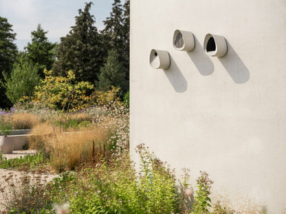 Elho Vogelfutterhaus essential 18cm faser grau