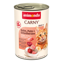 Animonda Carny Adult Huhn, Pute &amp; Entenherz 400 g Dose Katzen-Nassfutter