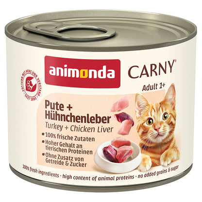 Animonda Carny Adult Pute &amp; Hühnchenleber 200 g