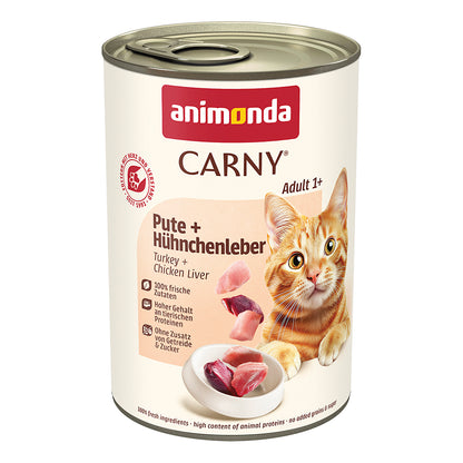 Animonda Carny Adult Pute &amp; Hühnchenleber 400g