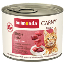 Animonda Carny Adult Rind + Herz 200 g Katzen-Nassfutter