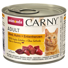 Animonda Carny Adult Rind, Huhn + Entenherzen 200g