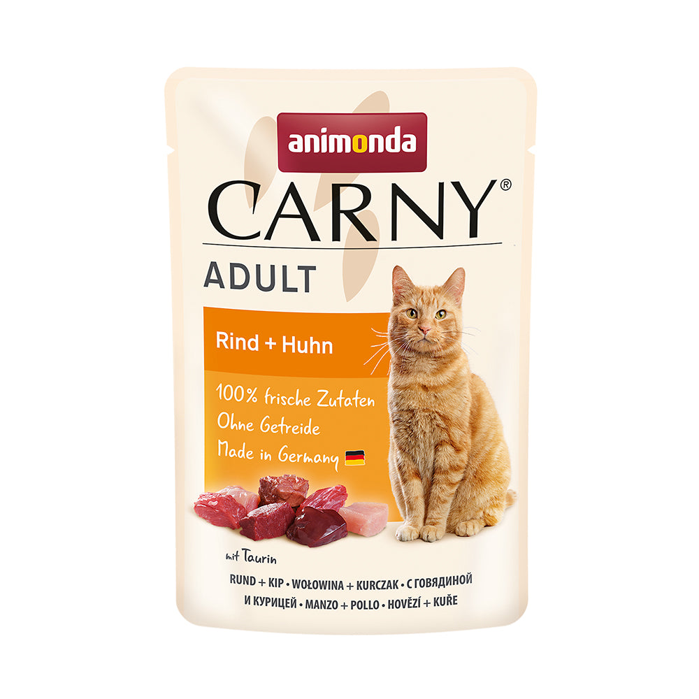 Animonda Carny Adult Rind & Huhn Pouch 85g