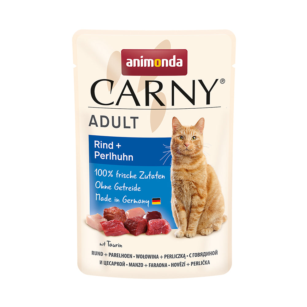 Animonda Carny Adult Rind & Perlhuhn Pouch 85g
