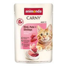 Animonda Carny Adult Rind &amp; Pute &amp; Shrimps Pouch 85 g Katzen-Nassfutter