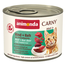 Animonda Carny Adult Rind + Reh mit Preiselbeeren 200 g Katzen-Nassfutter