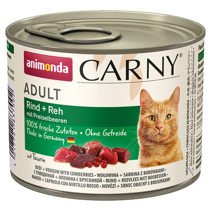 Animonda Carny Adult Rind + Reh mit Preiselbeeren 200g