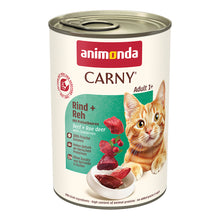 Animonda Carny Adult Rind + Reh mit Preiselbeeren 400 g Katzen-Nassfutter