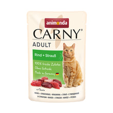 Animonda Carny Adult Rind & Strauß Pouch 85g