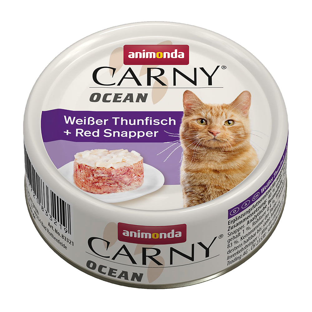 Animonda Carny Adult Weißer Thunfisch + Red Snapper 80g