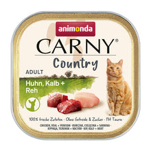 Animonda Carny Country mit Huhn, Kalb &amp; Reh 100 g Katzen-Nassfutter