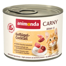 Animonda Carny Kitten Geflügel-Cocktail 200 g Katzen-Nassfutter