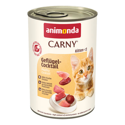 Animonda Carny Kitten Geflügel-Cocktail 400 g Katzen-Nassfutter