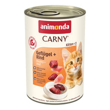 Animonda Carny Kitten Geflügel-Rind 400 g Katzen-Nassfutter