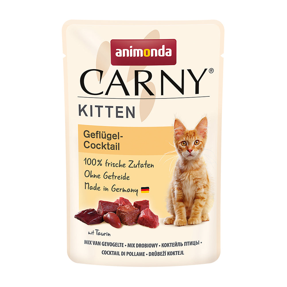 Animonda Carny Kitten Rind & Geflügel Pouch 85g