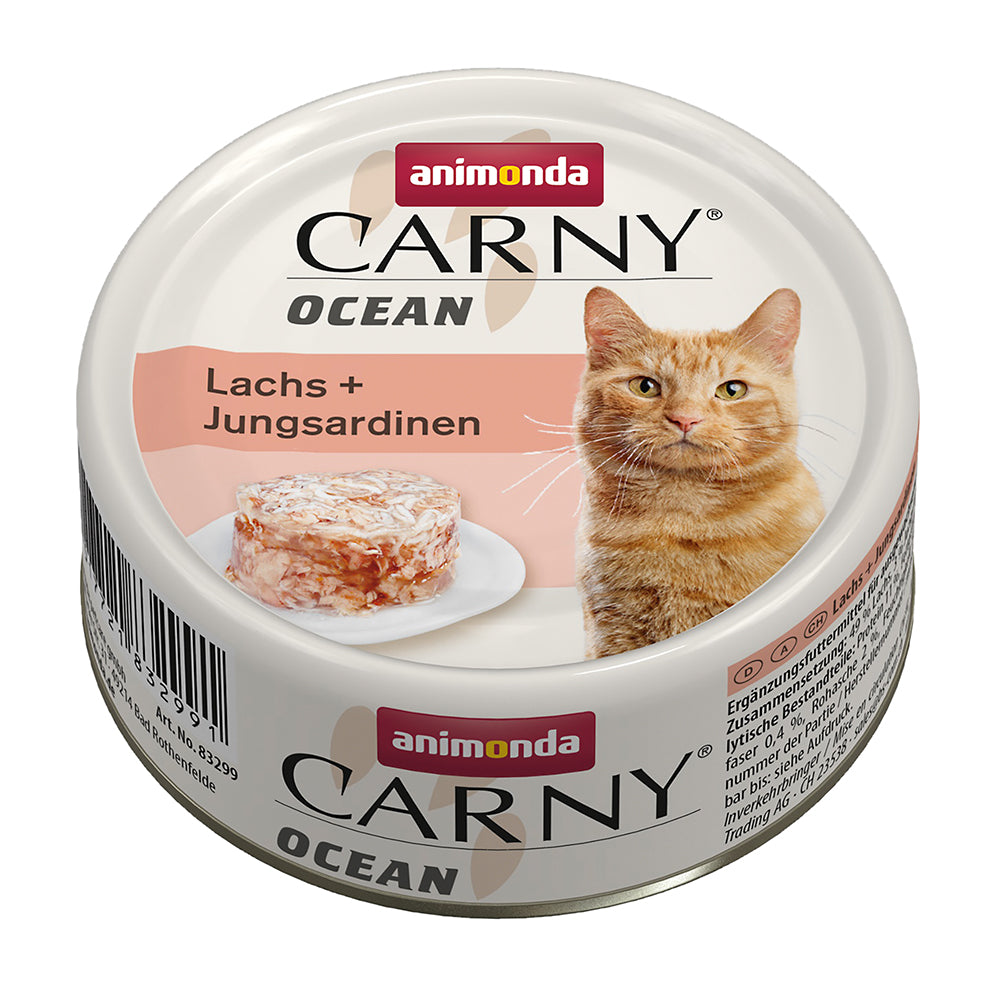 Animonda Carny Ocean Adult Lachs + Jungsardinen 80g