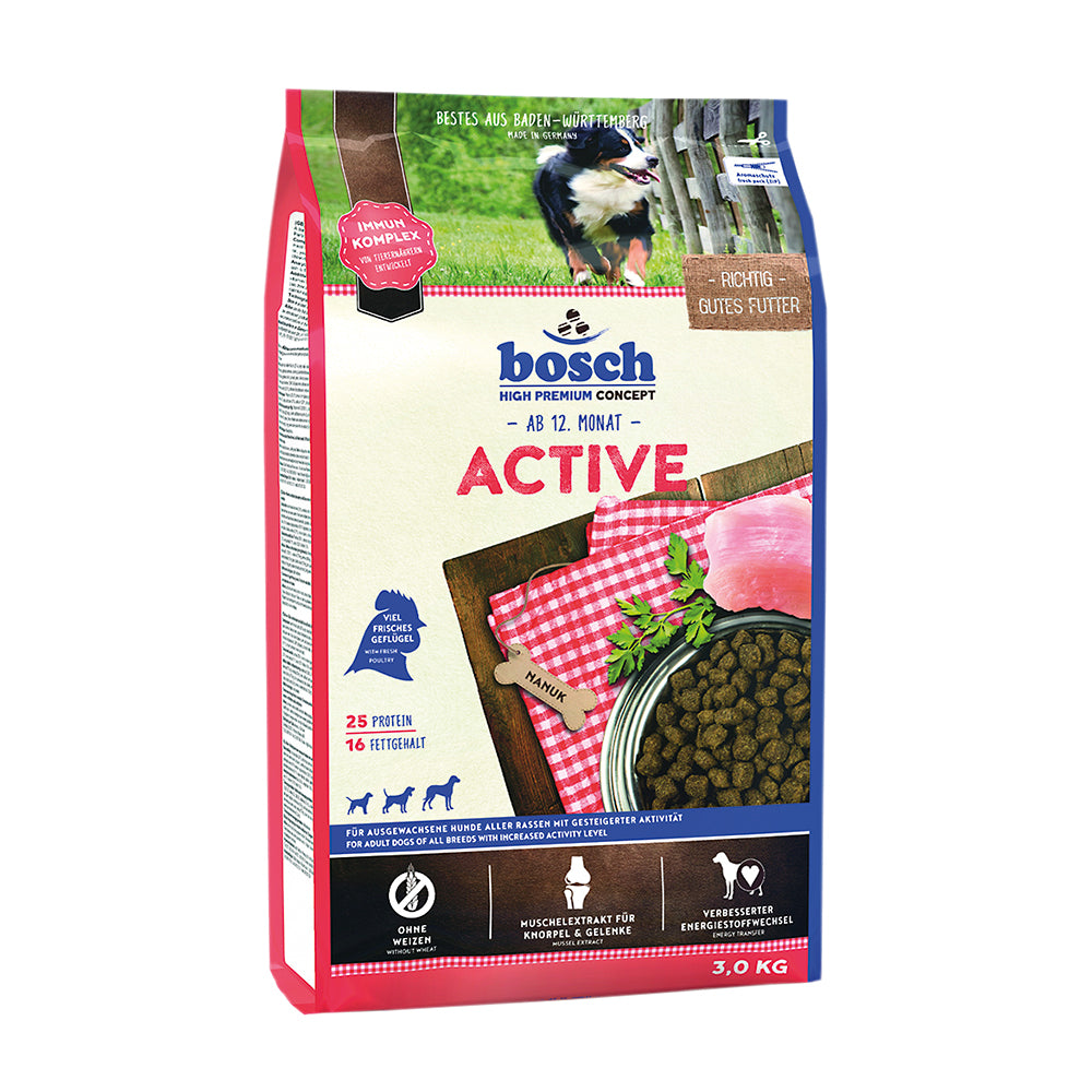 bosch Active – Trockenfutter für aktive Hunde