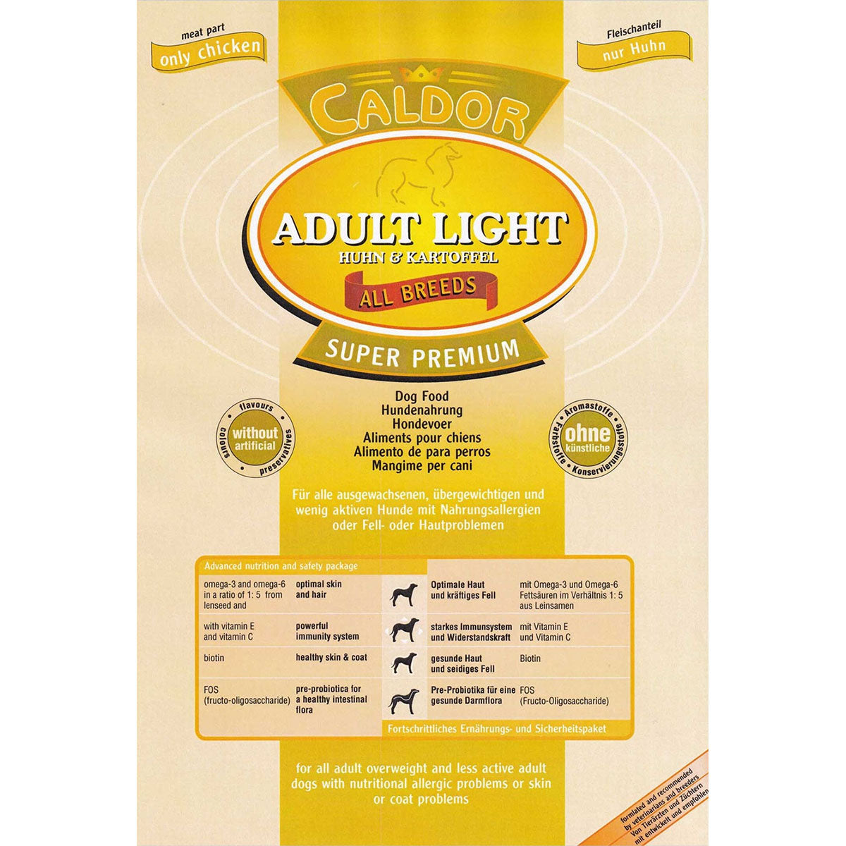 Caldor Adult Light Huhn & Kartoffel 12kg