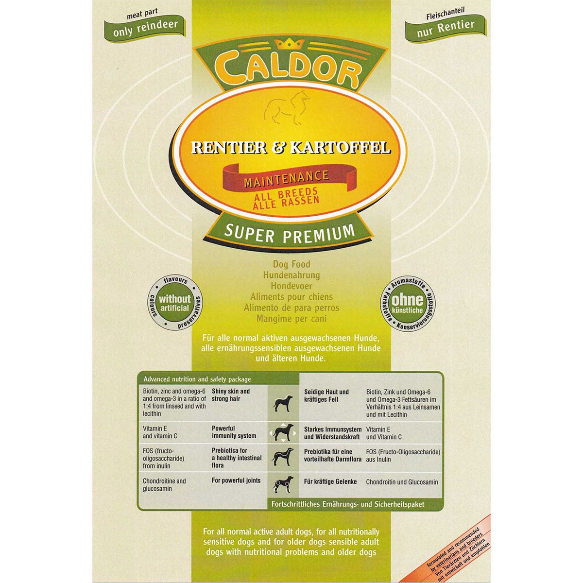Caldor Maintenance Rentier & Kartoffel 12kg