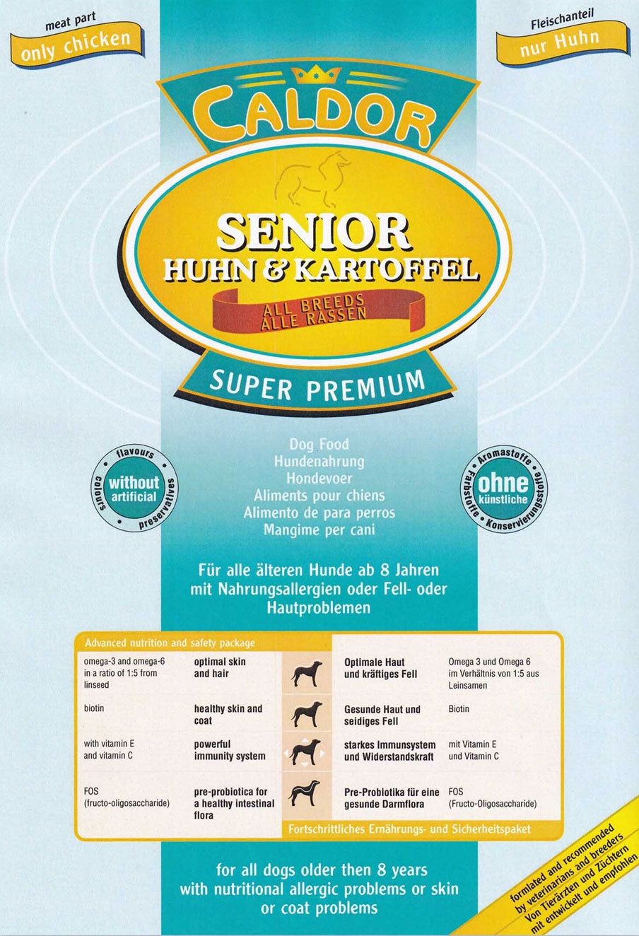 Caldor Senior Huhn & Kartoffel 12kg