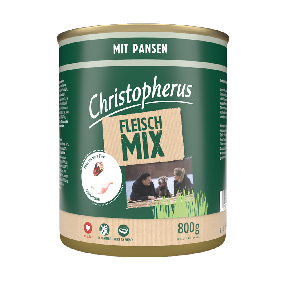 Christopherus Fleischmix mit Pansen 800g