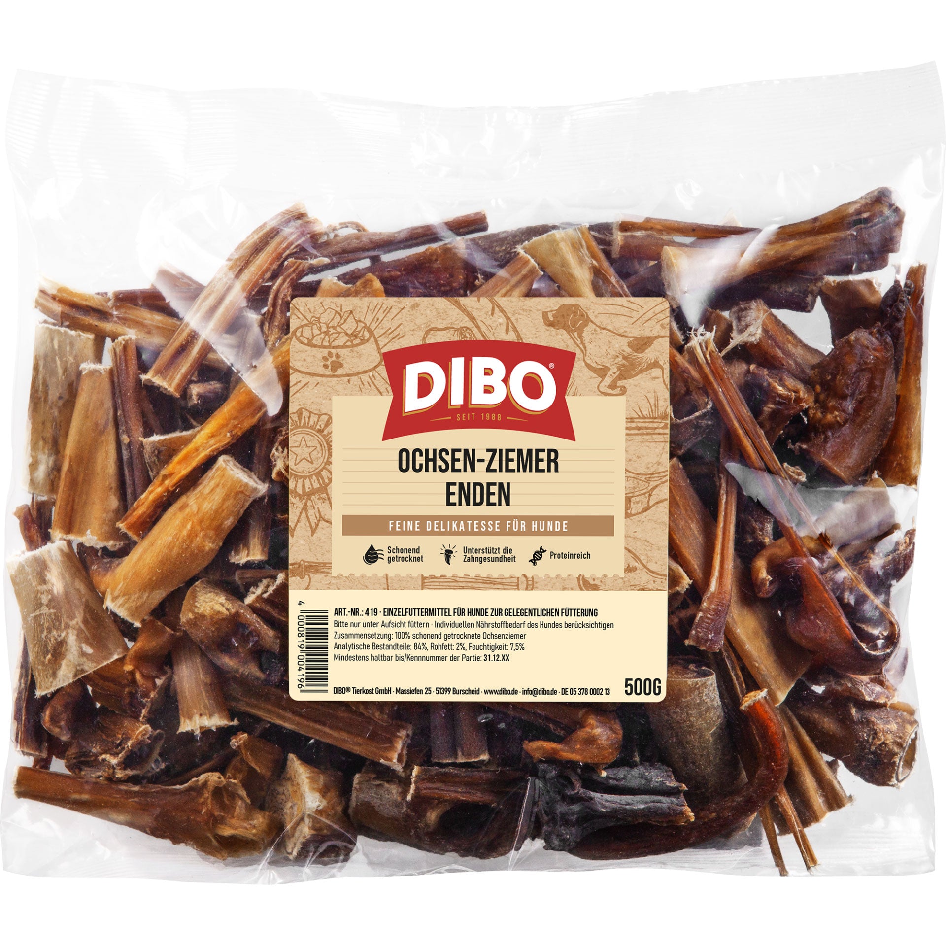 Dibo Ochsenziemer-Enden 500g