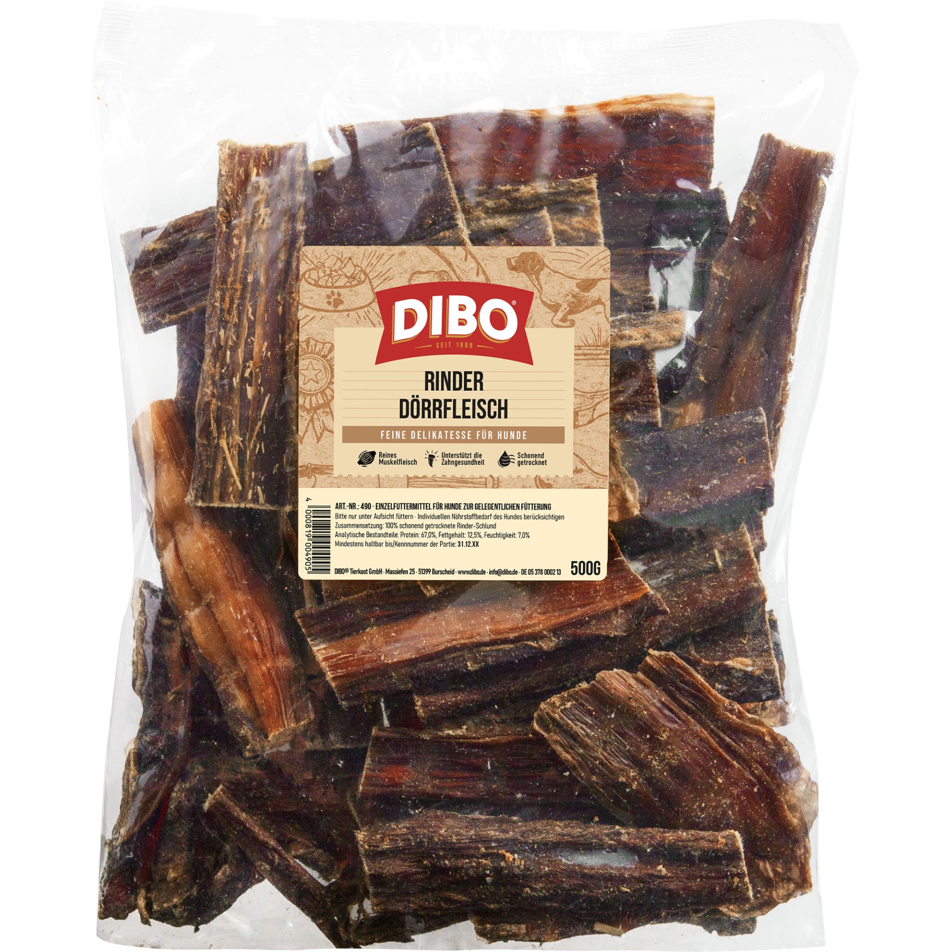 Dibo Rinderdörrfleisch 500g