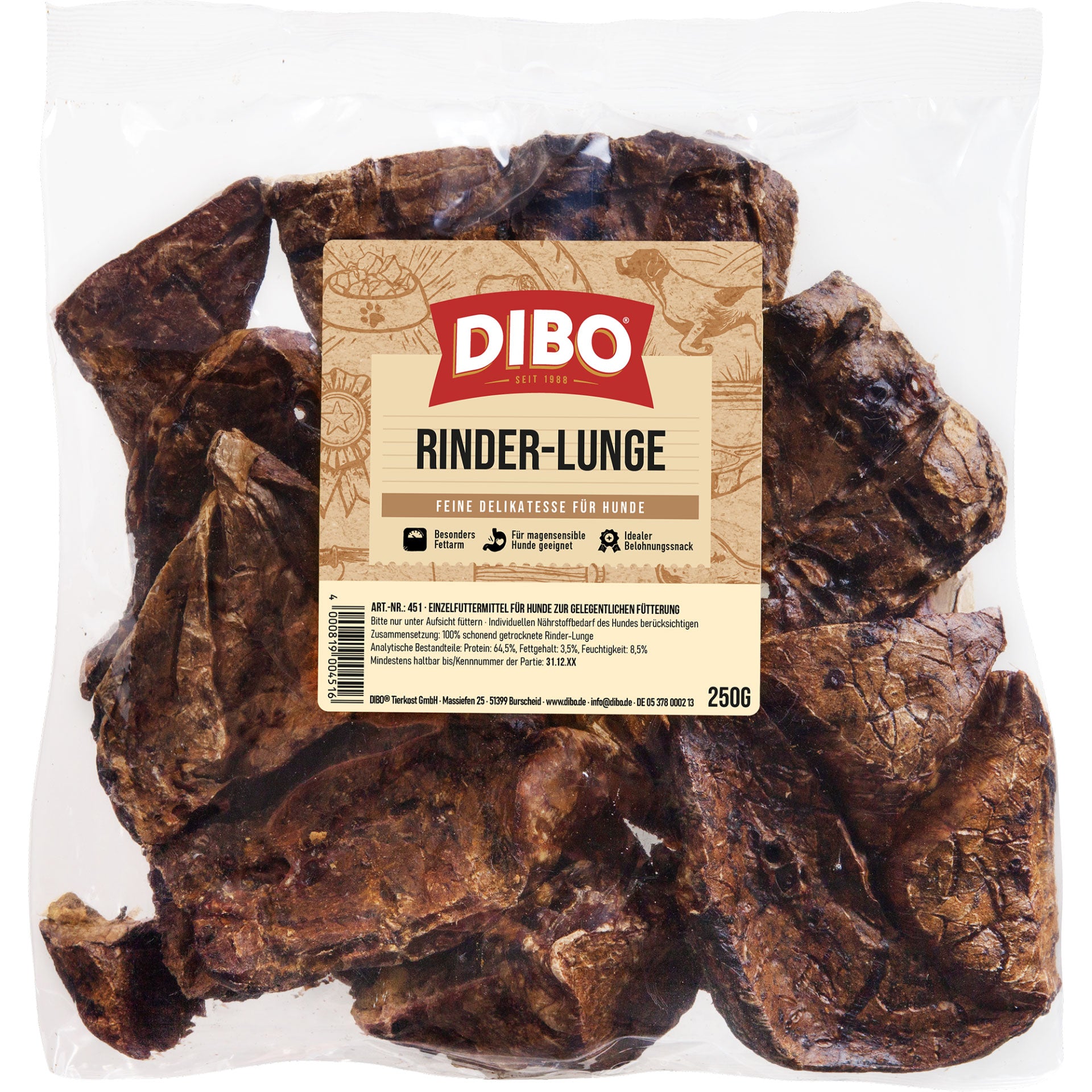 Dibo Rinderlunge 250g