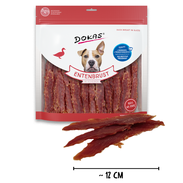 Dokas Entenbrust in Streifen