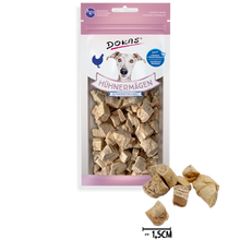 Dokas gefriergetrocknete Hühnermägen 20g offen