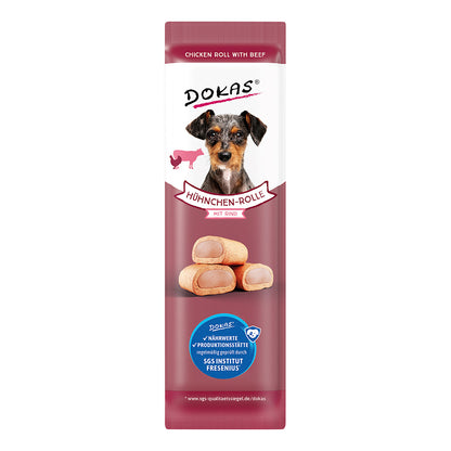 Dokas Hühnchen-Rolle mit Rind 10g