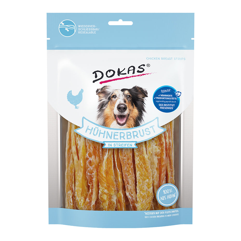 Dokas Hühnerbrust in Streifen 250g