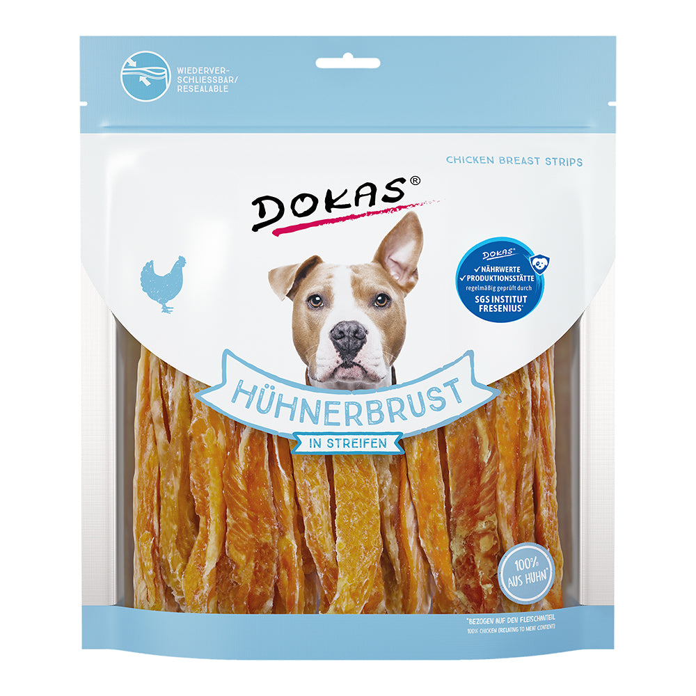 Dokas Hühnerbrust in Streifen 500g