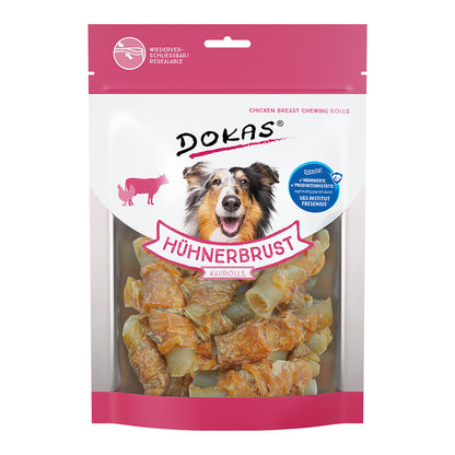 Dokas Hühnerbrust Kaurolle 250g