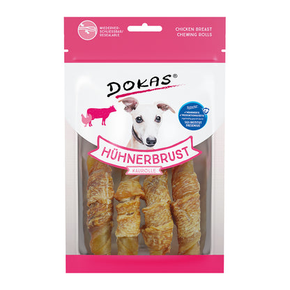 Dokas Hühnerbrust Kaurolle 90g