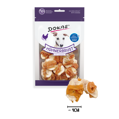 Dokas Hühnerbrust mit Banane 70g offen