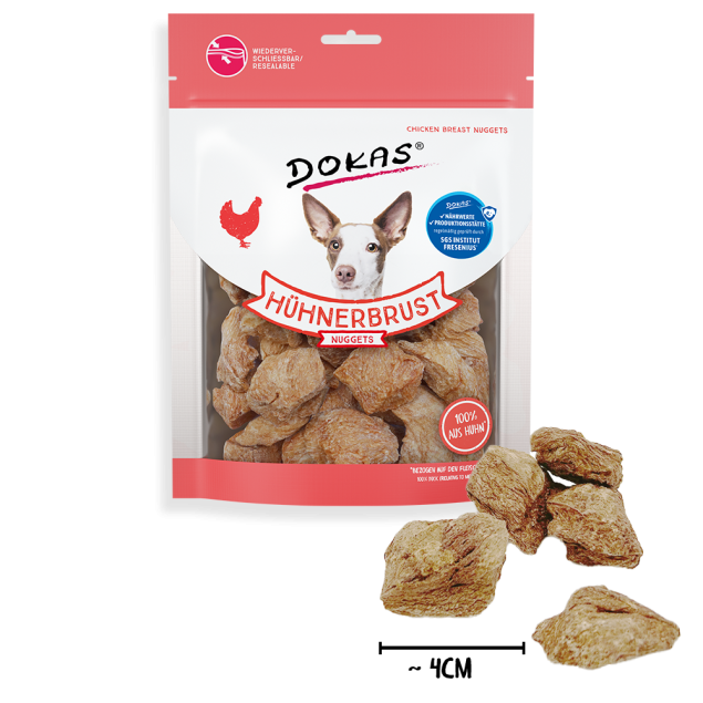 Dokas Hühnerbrust Nuggets 110g offen