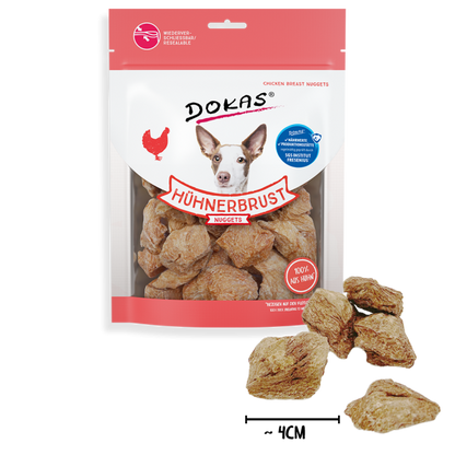 Dokas Hühnerbrust Nuggets 110g offen