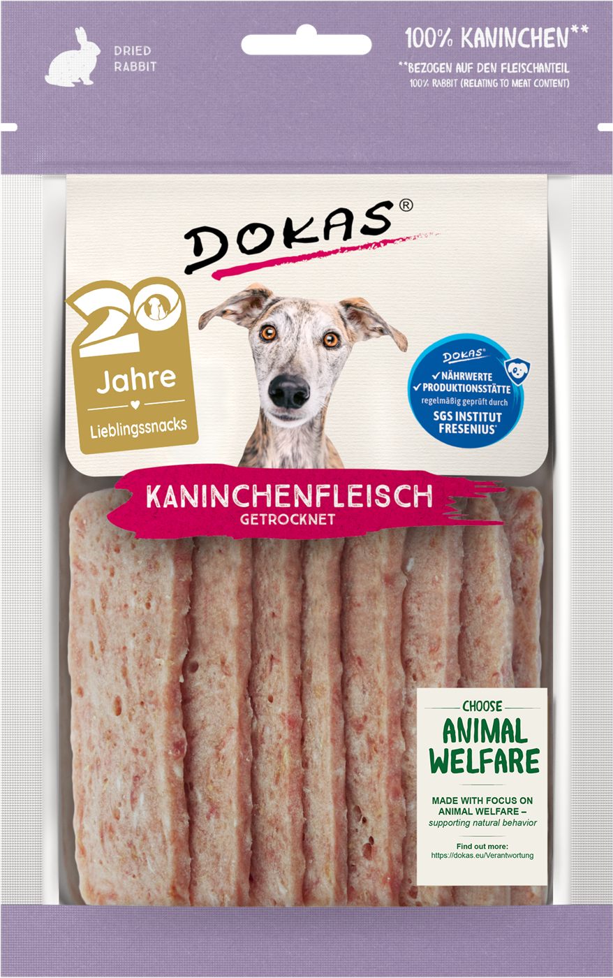 Dokas Kaninchenfleisch getrocknet 70g
