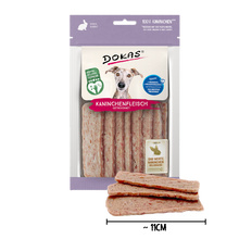 Dokas Kaninchenfleisch getrocknet 70g offen