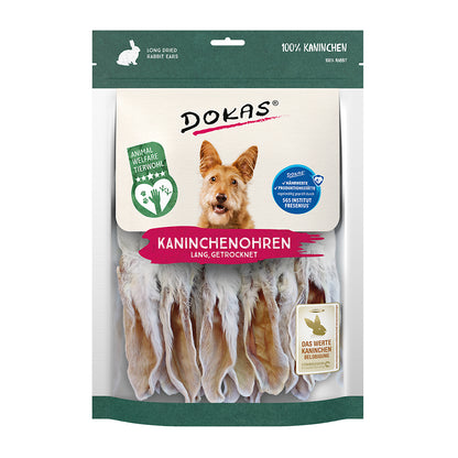 Dokas Kaninchenohren mit Fell getrocknet 180g