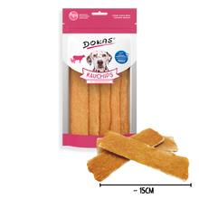 Dokas Kauchips mit Hühnerbrust 175g offen