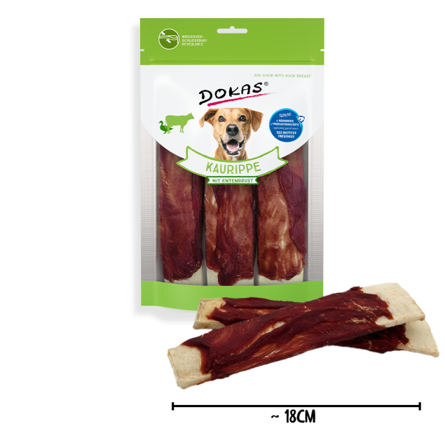Dokas Kaurippe mit Entenbrust 210g offen